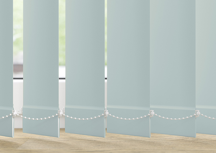 Trinity (Blackout), Baby Blue - Vertical Blind Slats - Image 3